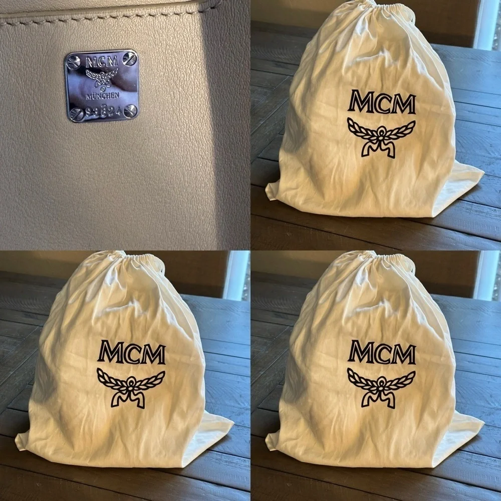 💎MCM RARE LAMBSKIN STAR EYED BUNNY MINI BACKPACK/MINT CONDITION 💎